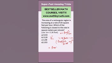 SAT EXAM 2023 problem based on converting units|Quantative aptitude problem|Ruchi Chhabra|77