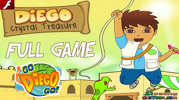 Go, Diego, Go: Crystal Treasure (Flash) - Full Game HD Walkthrough - No Commentary