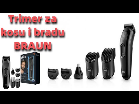 Trimer Za Bradu i Kosu BRAUN | 2020 - sisanje muske frizure masinicom