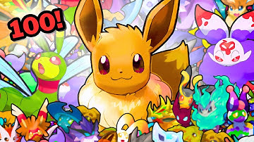 What if Eevee EVOLVED 100 TIMES!?