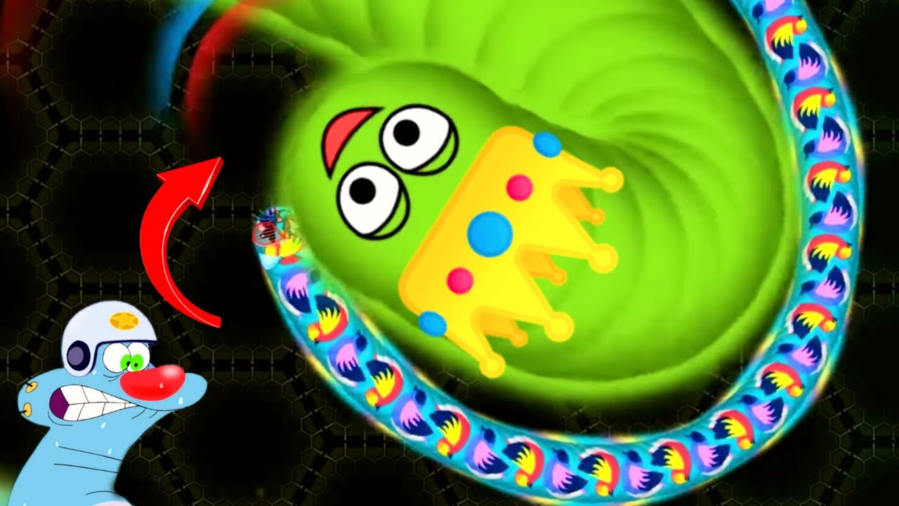wormate.io tiny Worm Pro skill Snake game OGGY and Jack in Hindi Funny Voice