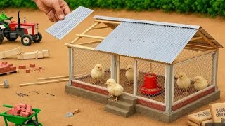 Building a mini Hen house for Chucks| Miniature construction ASRM