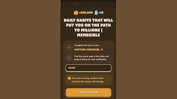 Daily Habits That Will Put You on the Path to Millions | MemeGirls | Memefi #memefi #shorts #airdrop