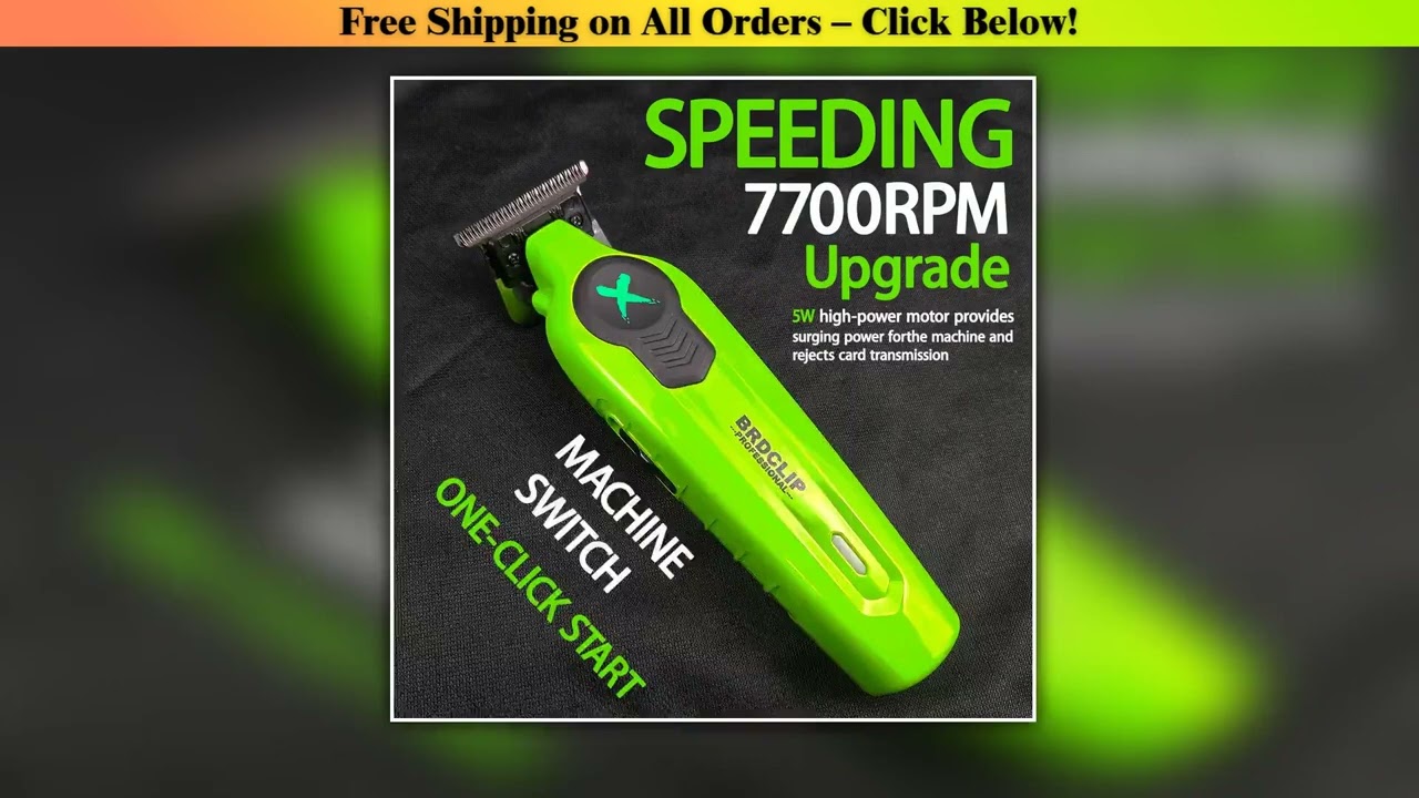 Professional BRDCLIP FA1C FA1T FA1R Set High Motor 8000RPM Hair Clipper Electric Shaver Trimmer