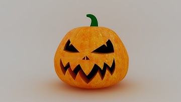 Cinema 4D - Create a pumpkin for Halloween using Vray - PART 2/2