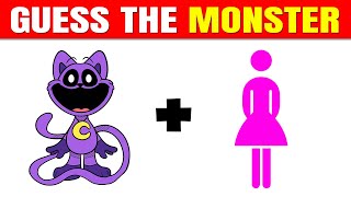 Guess The Monster By Emoji & Voice | Smiling Critters Poppy Playtime Chapter 3 |Catnap, Mrs Catnap