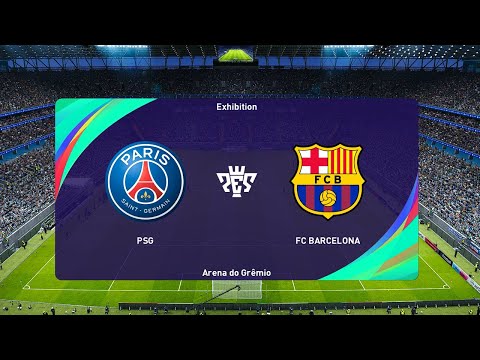 PES 2021 SEASON UPDATE 2020 , PSG VS BARCELONA, LIGA CHAMPIONS