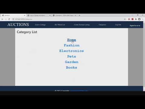 Harvard CS50W Project 2 - Commerce
