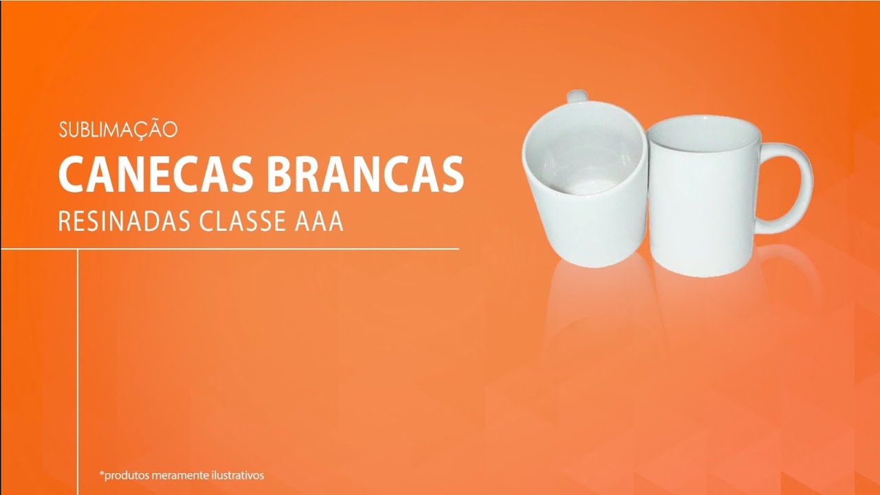 Canecas Resinadas Para Sublimação Em Pedreira Canecas Brancas Resinadas Classe Aaa Sublimacao Youtube