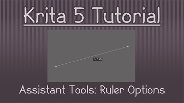 Krita 5.1 Tutorial: Assistant Tools - Ruler Options