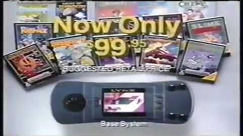 Atari Lynx Handheld Video Game System Ad (1991) (windowboxed)