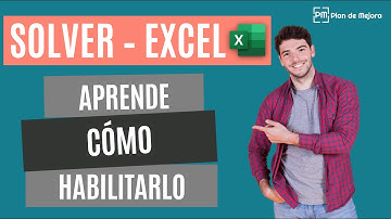 Cómo habilitar Solver en Excel