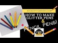 Glitter Epoxy Pens Tutorial and How to PENCIL design with Rock City Tumblers MONA SCOTT