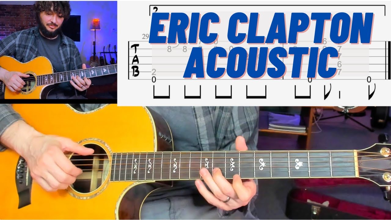 Eric Clapton Acoustic Blues Lesson - Before you accuse me with Tabs- Guitar Lesson with Solo Eric Clapton Acoustic Blues Lesson - Before you accuse me with Tabs- Guitar Lesson with Solo