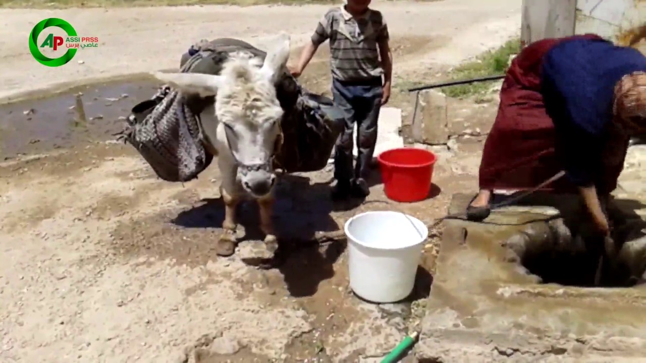 معاناة كبيرة في الحصول على المياه في قرية طلف جنوب حماة