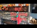 DIY mantel Stocking Holders