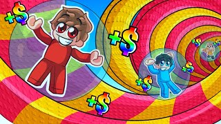 Gasté +1,000,000$ en el MEJOR TOBOGÁN DE CANICAS en Roblox!