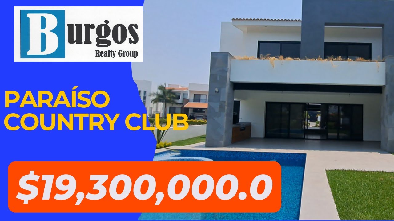 CASA EN VENTA EN PARAÍSO COUNTRY CLUB - DE LUJO