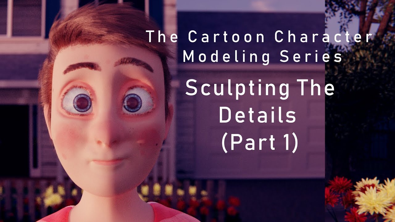 How To Sculpt An Awesome Cartoony-Style Face In Blender (Part 1) - YouTube