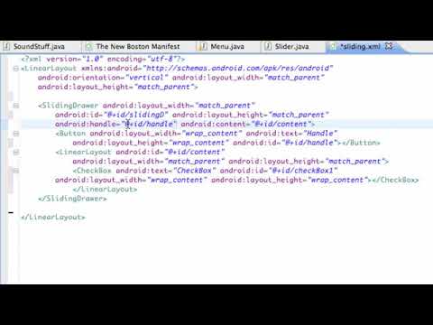 Android Application Development Tutorial   81   SlidingDrawer Example   YouTube