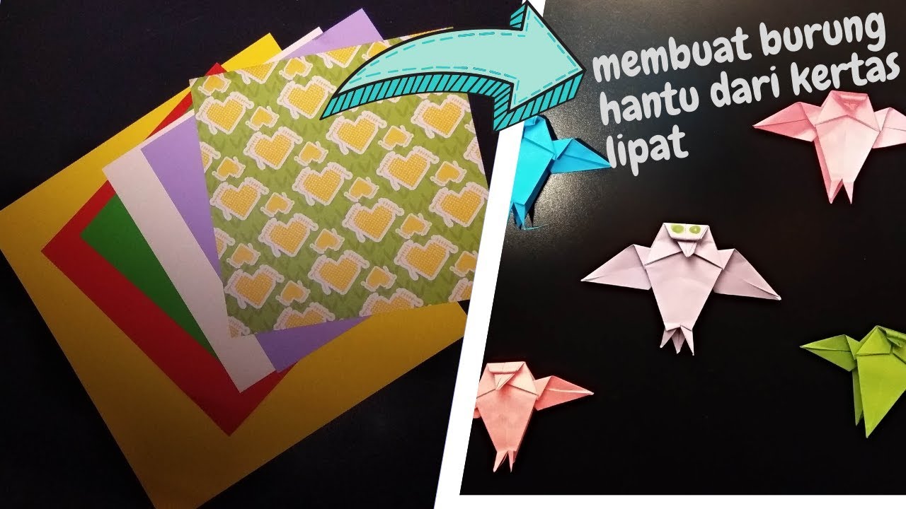  cara  membuat  burung dari kertas lipat  membuat  origami 