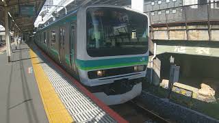常磐線 快速上野行き E231系0番台マト106編成 日暮里駅にて