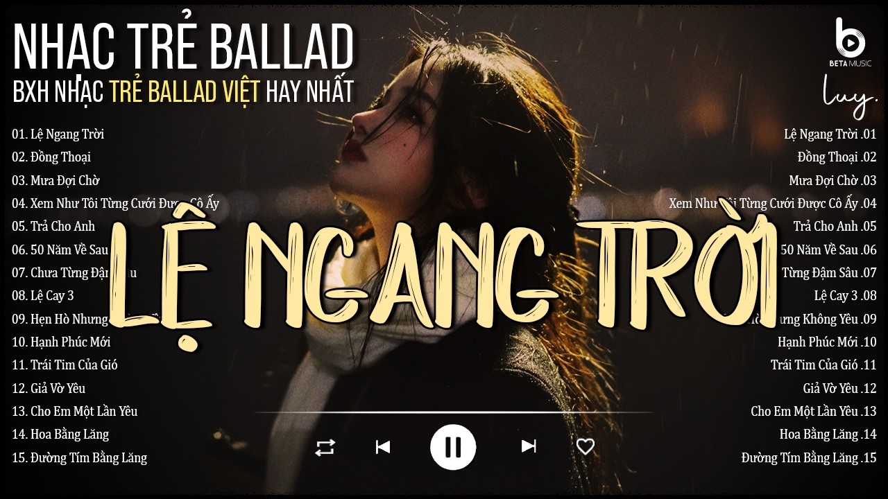 Lệ Ngang Trời - Mashup Nhạc Trẻ Ballad Việt Hot Nhất 2026 - Tình Yêu Ấy Anh Rất Tôn Thờ...