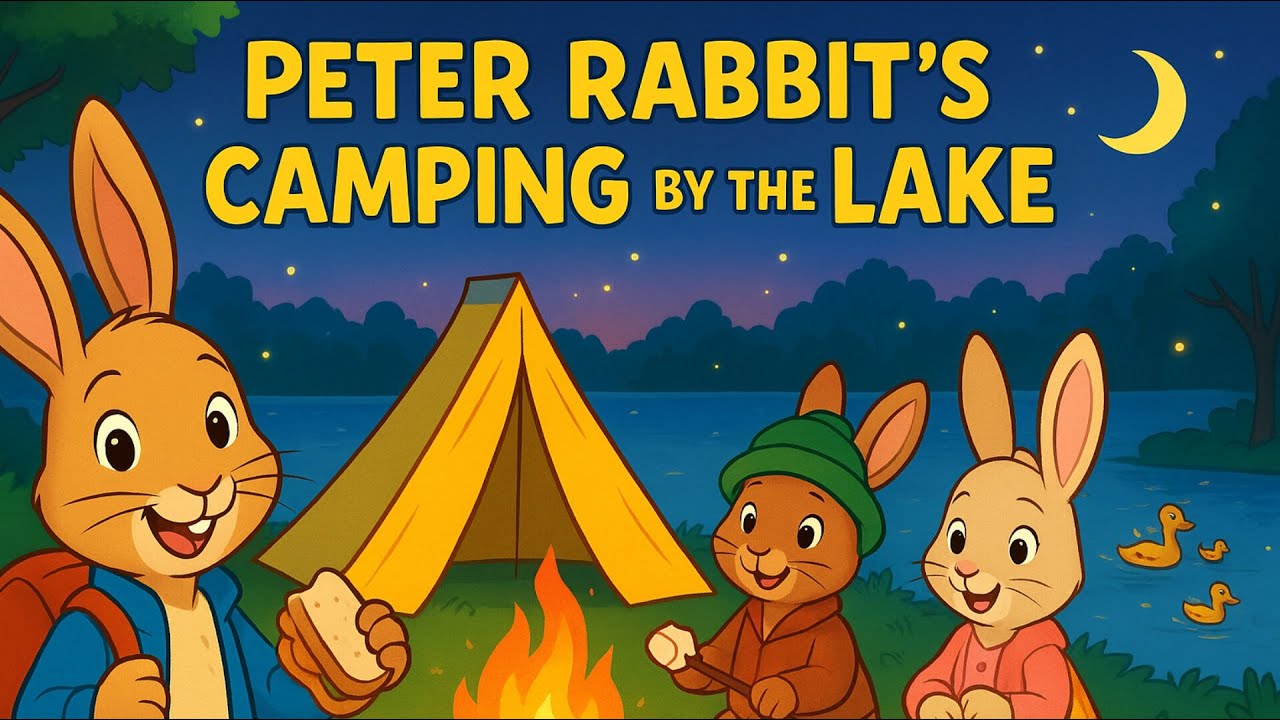 Peter Rabbit - Camping by the Lake | Cartoons for Kids - YouTube