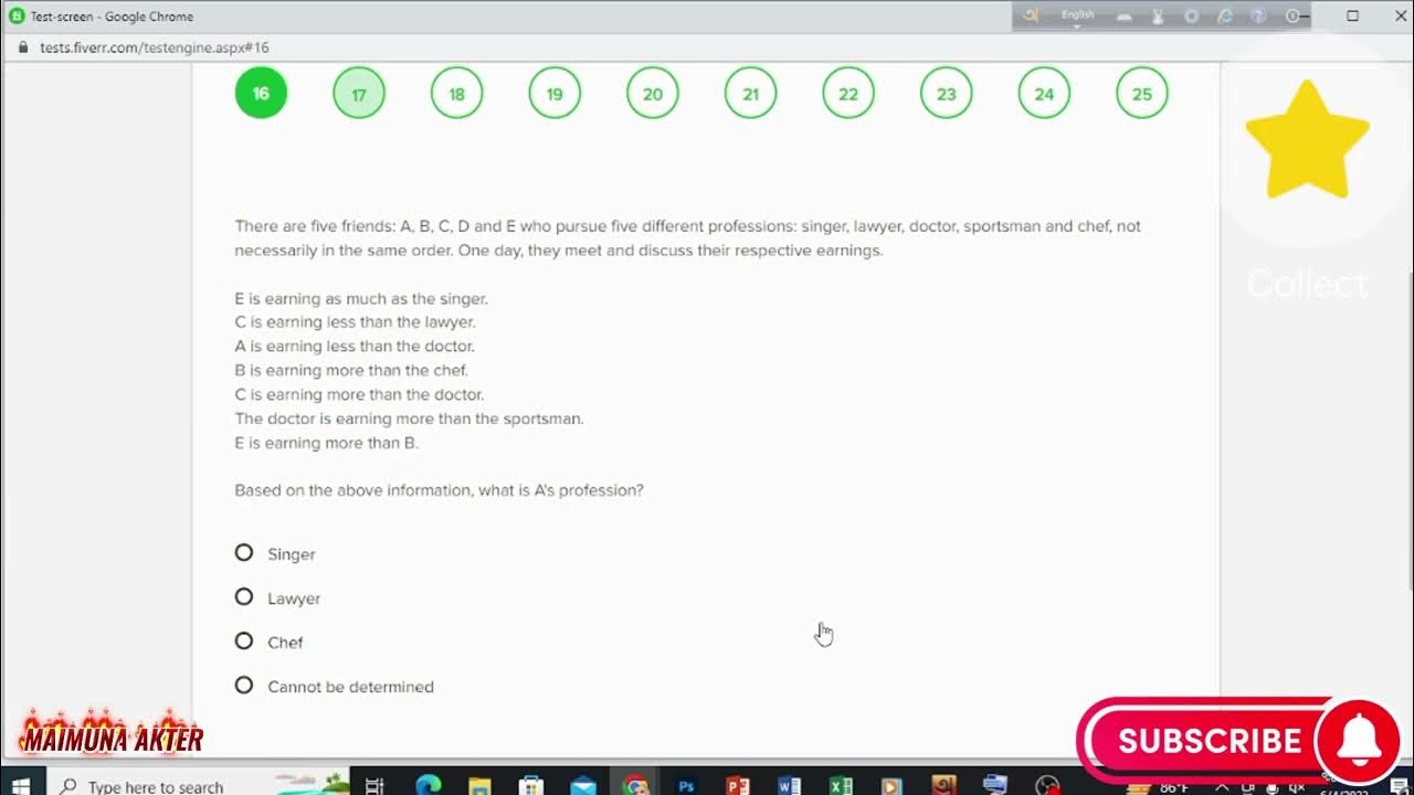 Fiverr Analytical Skills Test answers 2023 YouTube