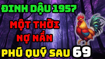 Tử Vi Đinh Dậu 1957 – Một Thời Nợ Nần, Khổ đau - Sau Tuổi 69 Giàu Sang Phú Quý !