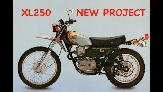 Project 1974 Honda XL250 motorcycle restoration part 1