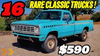 16 Rare Classic Trucks - Hot Craigslist Finds