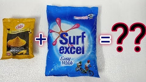 Turmeric vs Surf Amazing Reaction | Simple science experiments to do at home