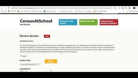 How to take sample from C@S and analyze in iNZight Lite Y12