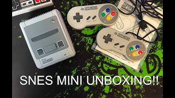 SNES Mini Unboxing - EU version, 2017