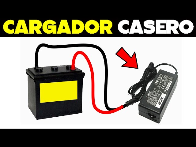 El mejor cargador de BATERIAS de 12v CASERO que puedes HACER para