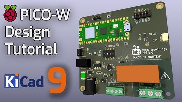 KiCad 9: Design of a Raspberry PICO IoT device on 4-layer PCB with sensors and more. Complete Guide.