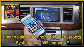 How to pair your iPhone to the Bluetooth System in a 2009 Jaguar XF