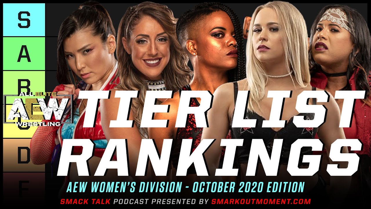 List women. Women's Division AEW.