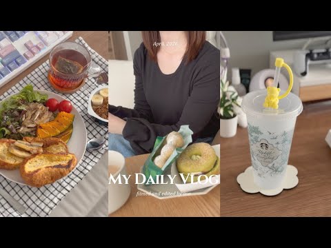 vlog | ひとり時間を充実させる休日🕊️🍃ミスド新作と癒しのゲーム🎧