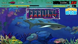 Feeding Frenzy | Stage 37: Marry Go Round | 38 Shark Reef | Eat Fish GamePlay | 10th Part