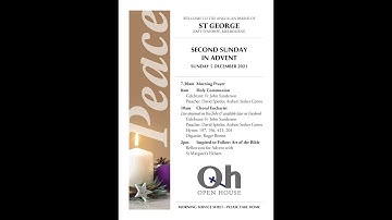 Choral Eucharist for The Second Sunday in Advent - (Sunday 5 December 2021)