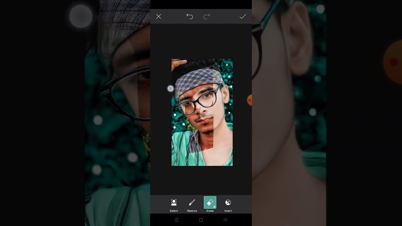 oil paint face smooth editing 