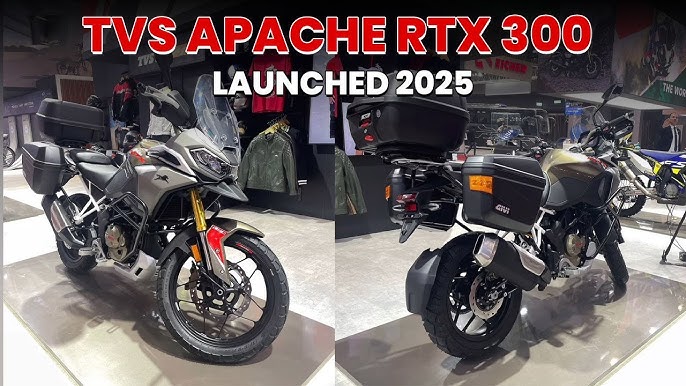 TVS Apache RTX 300 Launch in India 2025 | Price & launch Date ? TVS 300cc New Adventure Bike