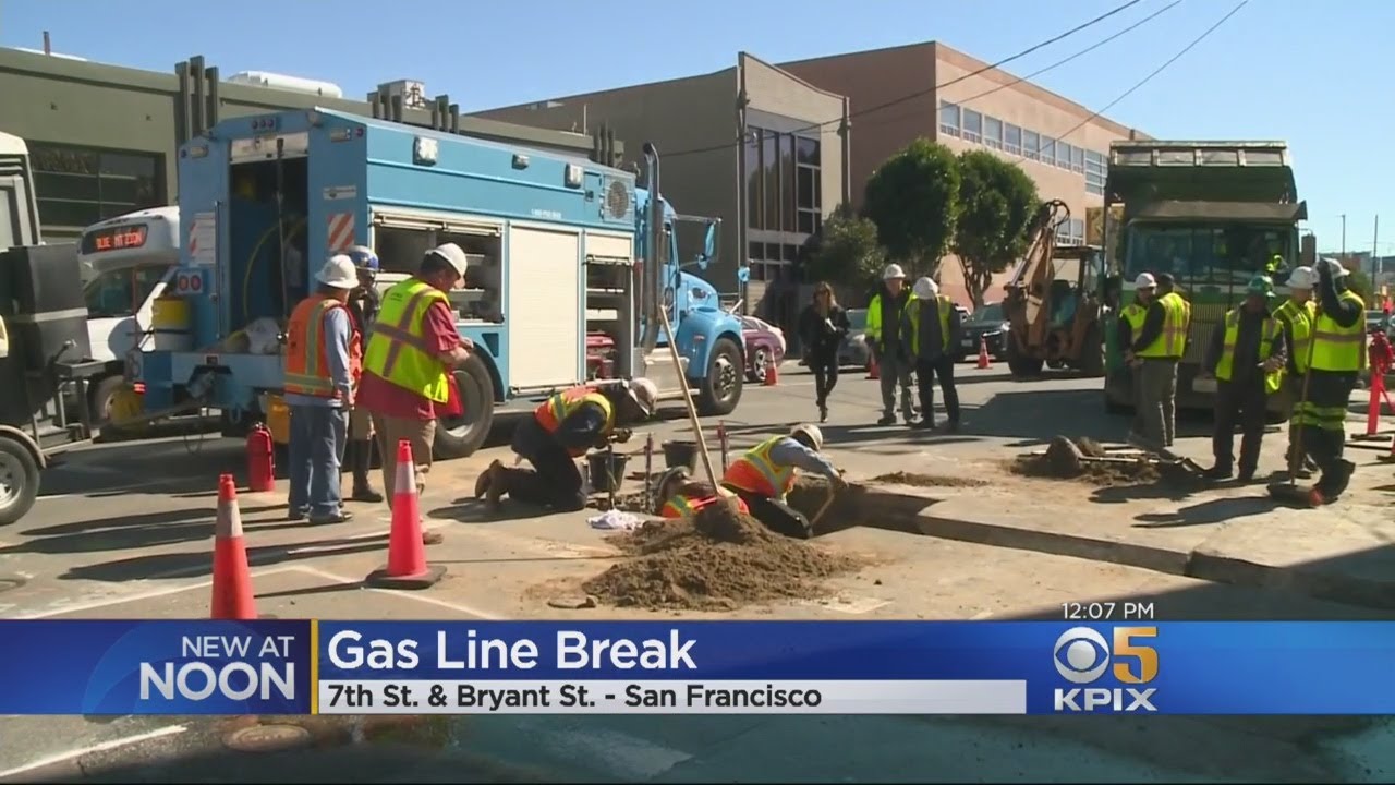 Gas Leak Near San Francisco Hall Of Justice Capped - YouTube