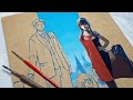 【SPY×FAMILY】勝手にポスター描いてみた。スパイファミリーイラスト