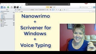 Voice Typing in Scrivener for Windows for Nanowrimo? It can be done! screenshot 1