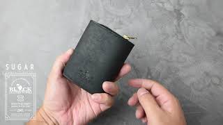 ゾシ様オーダー品　コンパクトウォレット【黒色】 ゾシ様オーダー品 コンパクトウォレット【黒色】 SUGAR シュガー