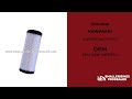 KAWASAKI 110137044 ELEMENTAIR FILTER OEM part