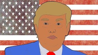 Donald Trump Digital Speed Drawing | GIMP | Photoshop Alternative | Digital Art | Cartoon